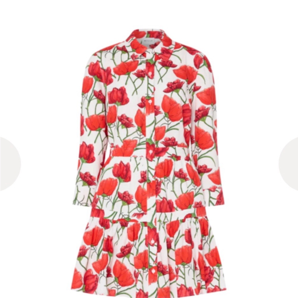 Milly Priscilla Poplin Button Down Dress-NEW size 2